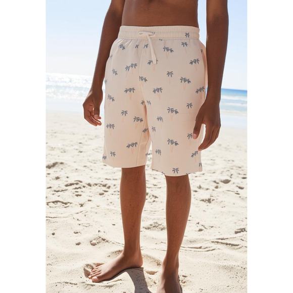 NWT Brook Brothers Boys Board Shorts Swim Trunks Palm Tree Vacation 14 - Picture 1 of 9